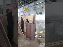 Машина упакована и готова к отправке на завод клиента