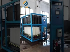 ICEMA Block Ice Machine в ледяном режиме