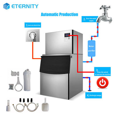 Коммерческие ледовые машины Ice Cube мощностью 900 кг в день используются в индустрии общественного питания, гостиницах, барах, транспорте