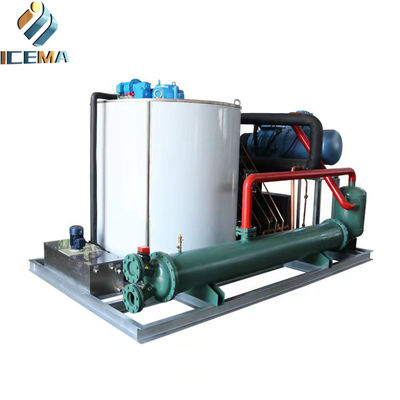 ICEMA Factory Supply Freshwater Ice Flakes Making Machine Flakes Ice Maker для рыболовства свежих морепродуктов