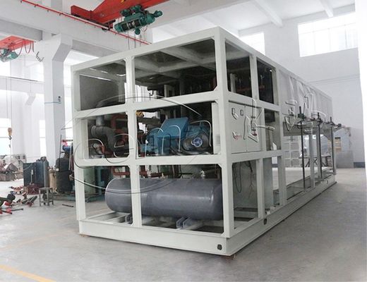 Пресная вода машины льда блока охлаждения Р22 Р404А сразу 10 тонн промышленных