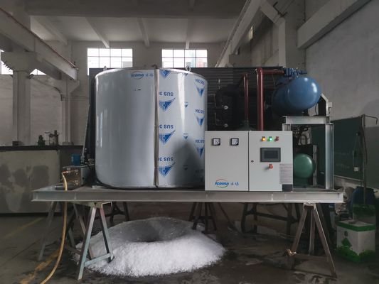 Промышленная машина создателя льда чешуйки пресной воды 5 тонн прямого охлаждения