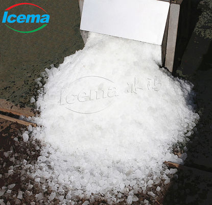 ICEMA Углеродистая сталь Лед бритый раздавленный свежий хранение для продуктовых магазинов