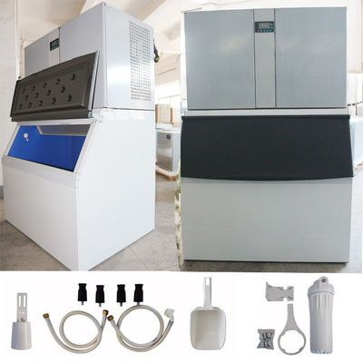 Самый продаваемый 1000 кг Выпуск Ice Cube Maker Machine Коммерческая стальная машина