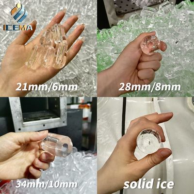 ICEMA Tube Ice Making Machine Настраиваемая ежедневная выходная мощность 1T-30T Подходит для продажи ледовых баров Гостиницы могут быть обеспечены упаковочной машиной ледовые мешки