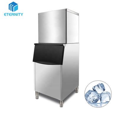 Купить 200кг 300кг 400кг 500кг ICEMA Ice Cube Maker Machine 760*830*1780 мм Размер льда 22x22x22 мм online manufacture
