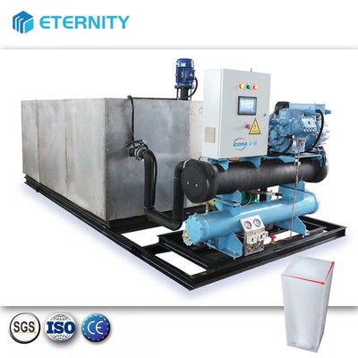 Купить 500 кг/день-50 т/день Автоматическая ледовая машина с блоком соломенного солярия с конденсацией, охлажденной воздухом online manufacture