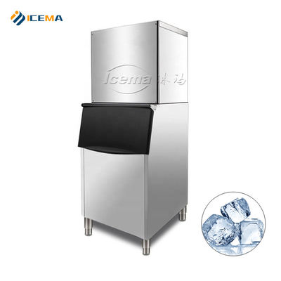 Хорошая цена 200кг 300кг 400кг 500кг ICEMA Ice Cube Maker Machine 760*830*1780 мм Размер льда 22x22x22 мм онлайн
