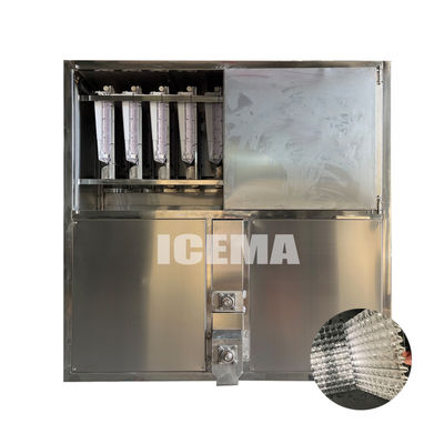 Хорошая цена ICEMA 2T/24H автоматическая машина для производства кубиков льда онлайн